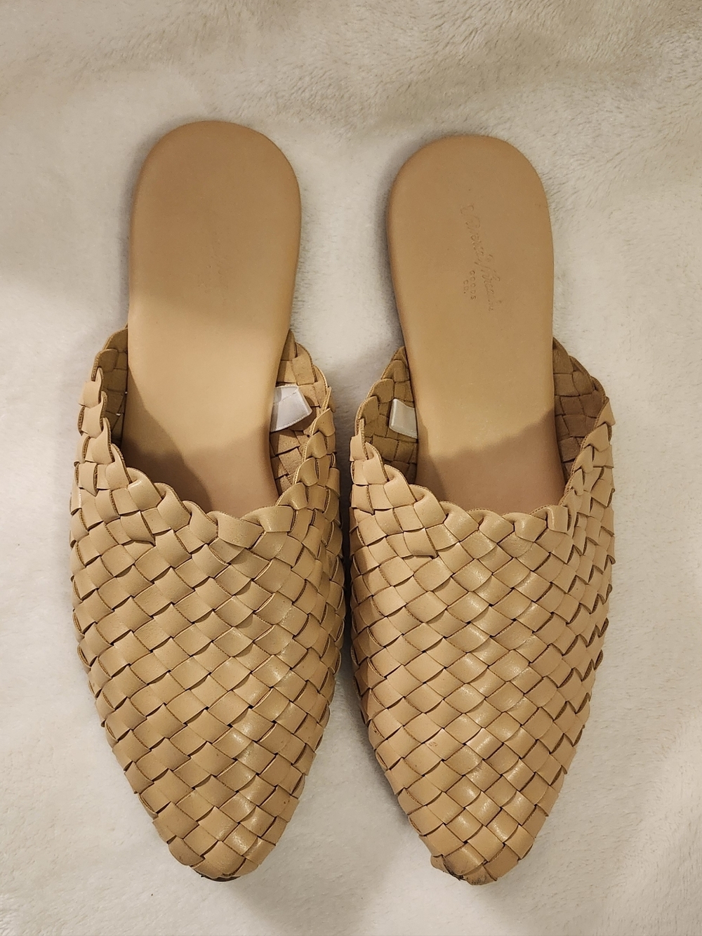 Universal Thread Woven Pointed Toe Slide Mules